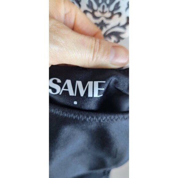 SAME Los Angeles Swim Bikini Top Bottom Small High-Rise Underwire White - Picture 2 of 4